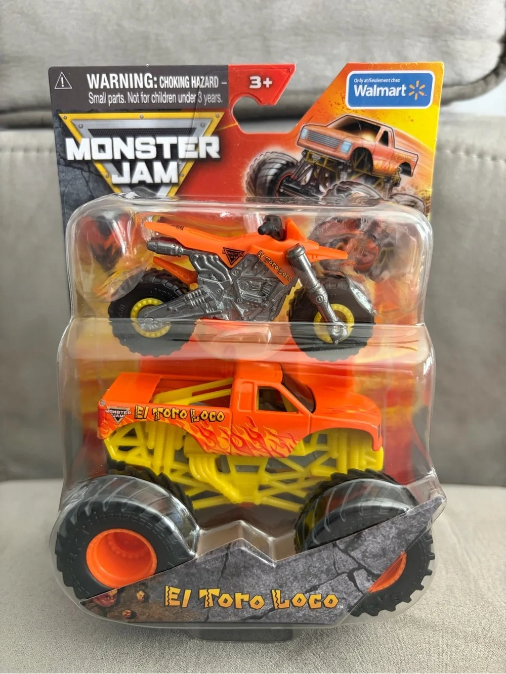 Monster Jam El Toro Loco & Megalodon with Bike